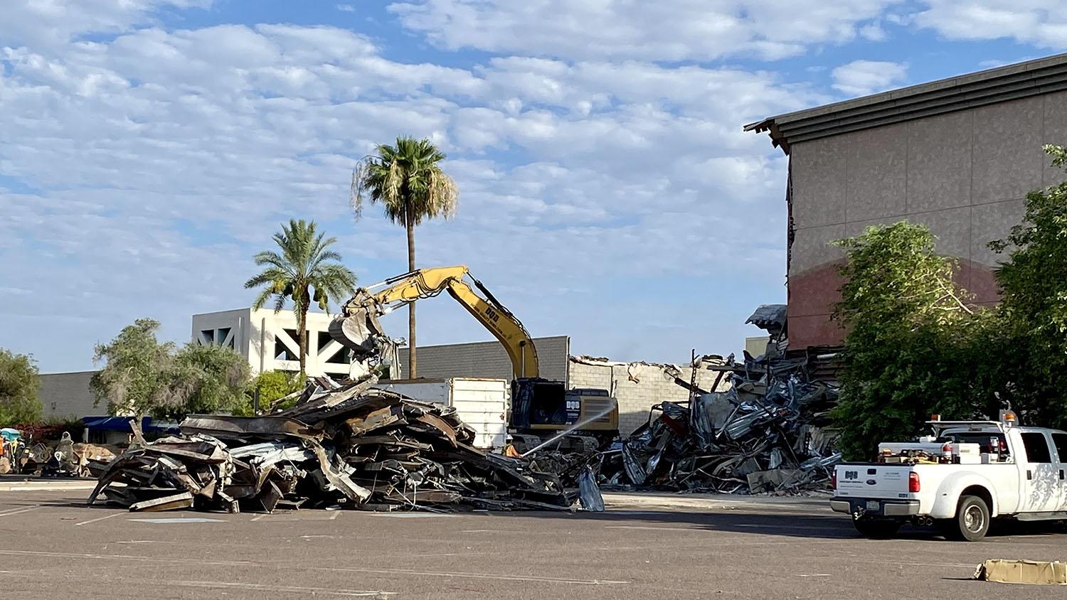 Demolition of Paradise Valley Mall